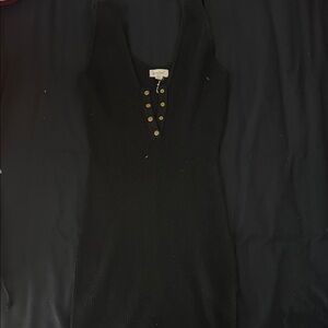 Elegant Black Sleeveless Dress